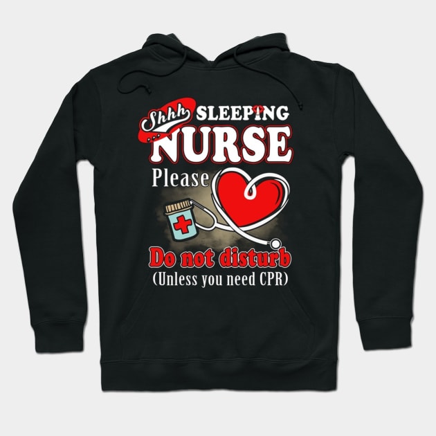 Sleeping Nurse Hoodie by Dojaja